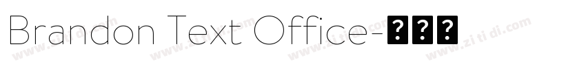 Brandon Text Office字体转换